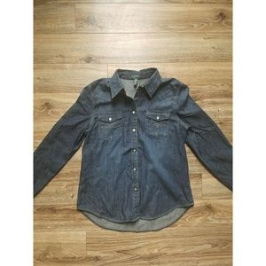 NWT Lauren Ralph Lauren Jean Button Down
